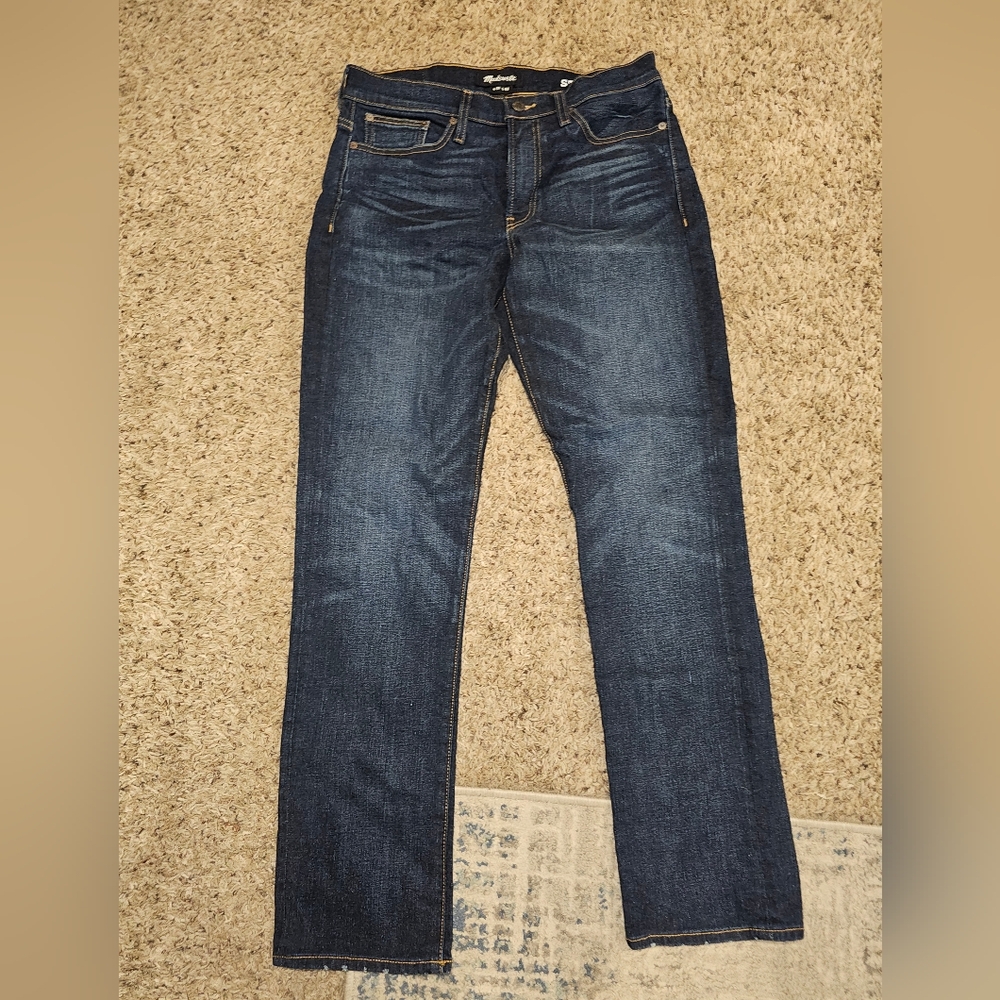 Madewell Women's Straight Leg Jeans - Dark Blue. Great condition.